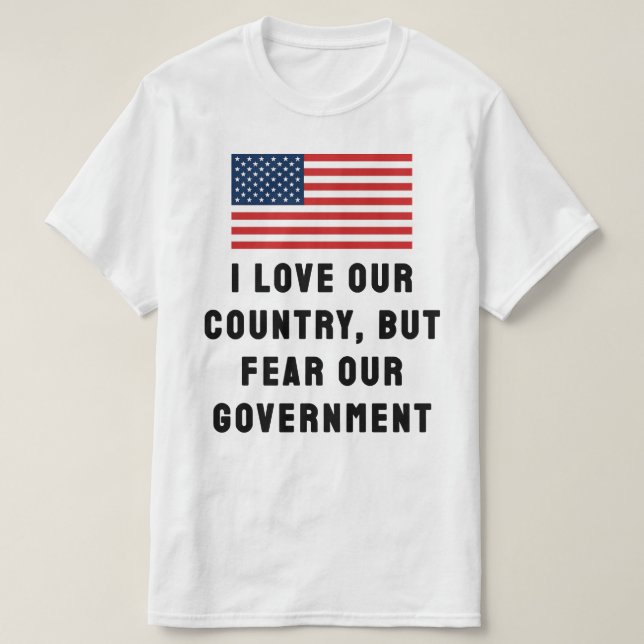 USA PROTEST NO KINGS T-Shirt (Design vorne)