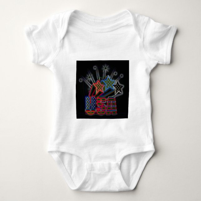 USA Proud Baby Strampler (Vorderseite)