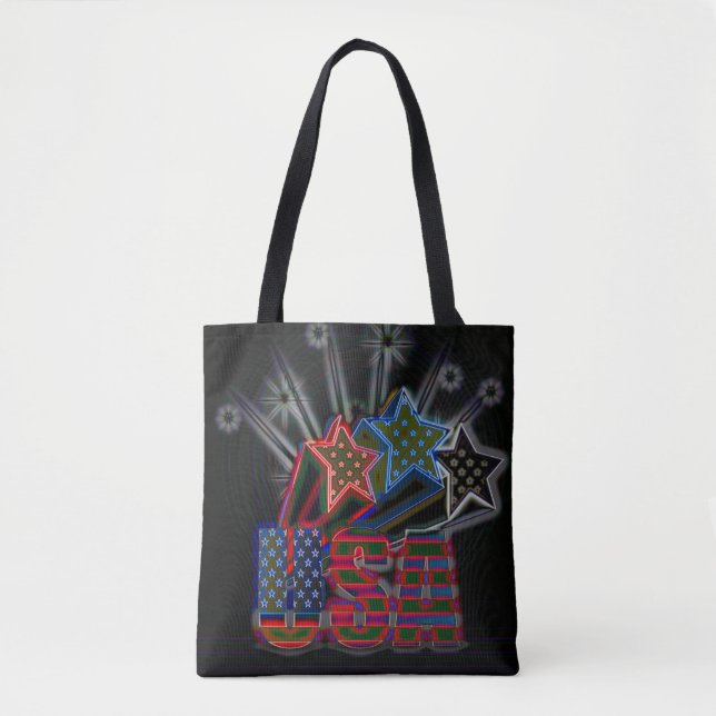 USA Proud Tote Bag Tasche (Vorderseite)
