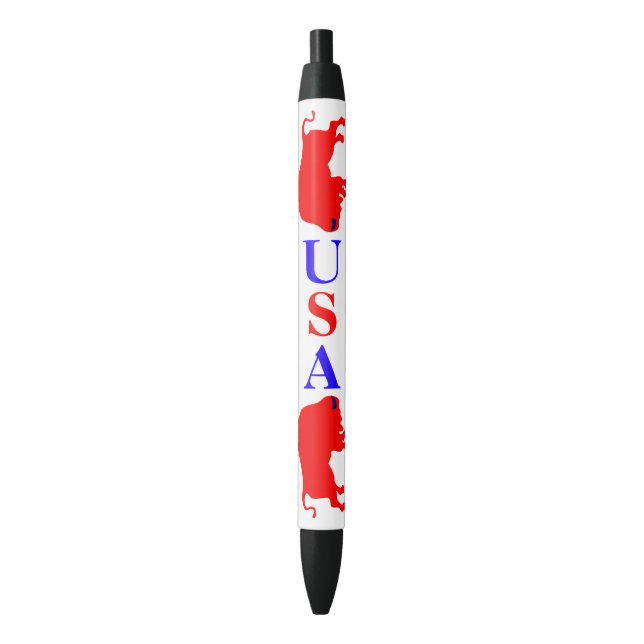 Usa Red Bulls Pen Kugelschreiber (Vorderseite Vertikal)