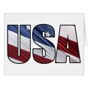USA - Red White and Blue American Patriotic Flag