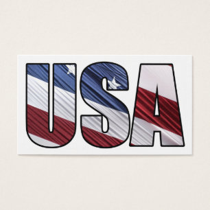 USA - Red White and Blue American Patriotic Flag