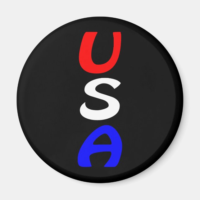 USA Red, White & Blue Magnet (Vorne)