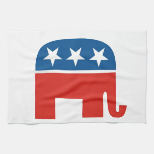 USA-Republikaner-Partyelefant Vereinigte Staaten Küchentuch