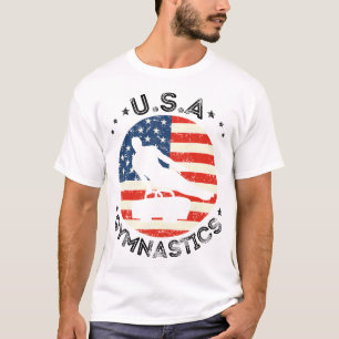USA Retro Gymnastics Team Unterstützung USA Gymnas T-Shirt