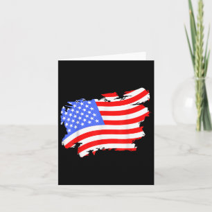 USA Retro Vintage Fahne für das Patriotische Karte