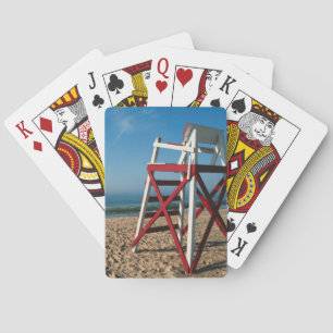 USA, Rhode Island, Charleston Beach, Strandpromena Spielkarten