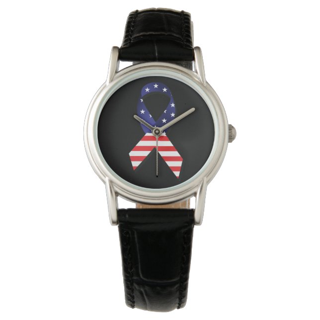 USA Ribbon Armbanduhr (Vorderseite)