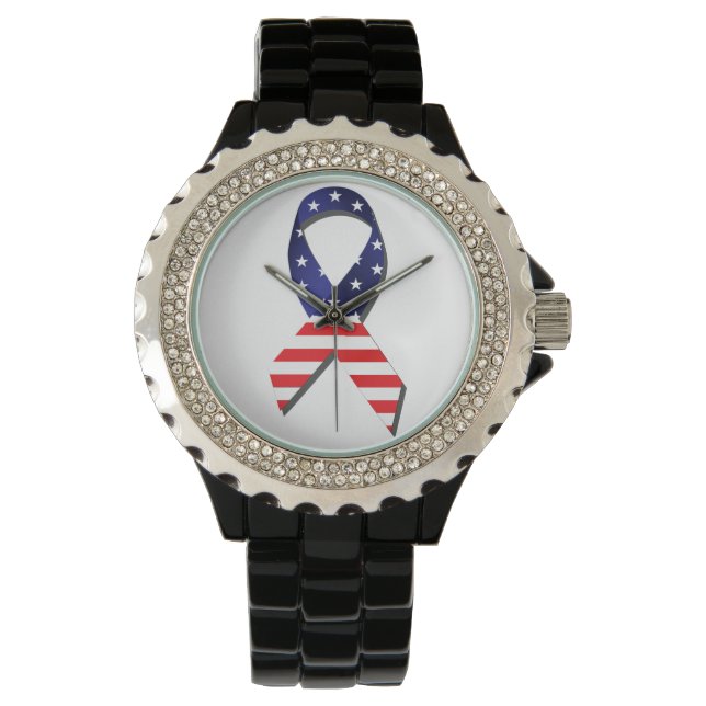 USA Ribbon Armbanduhr (Vorderseite)