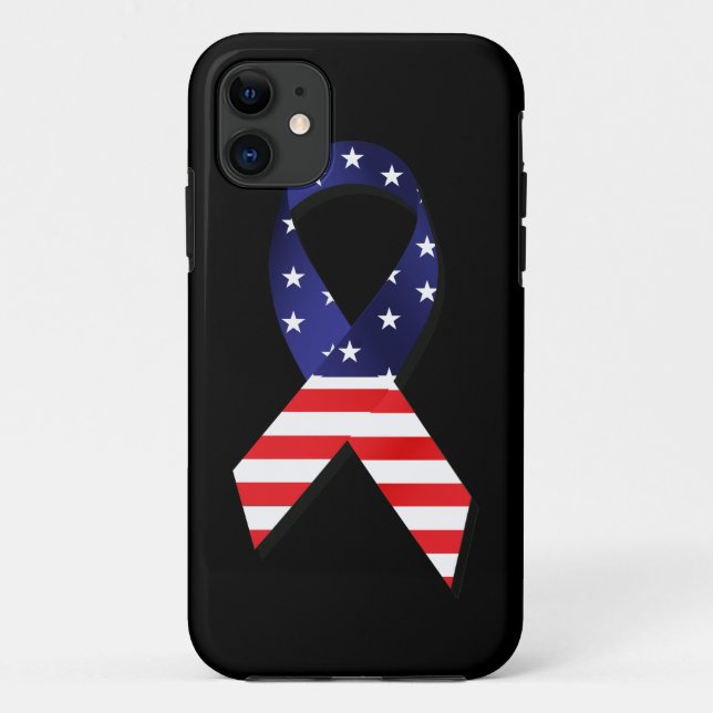 USA Ribbon Case-Mate iPhone Hülle (Rückseite)