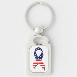 USA Ribbon Schlüsselanhänger