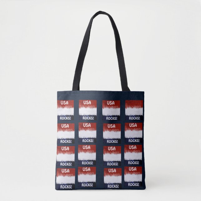 USA ROCKT   TASCHE (Vorderseite)