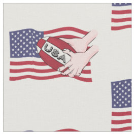 USA Rugby Team Supporter Flag mit Ball Stoff