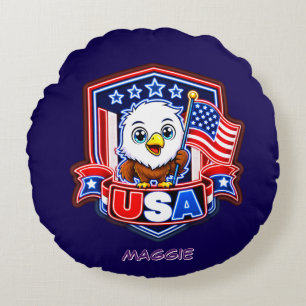 USA RUNDES KISSEN