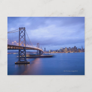 USA, San Francisco, City skyline mit Golden 2 Postkarte