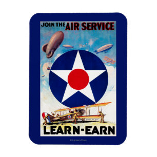 USA - Schließen Sie sich dem Fluglinienverkehr Magnet