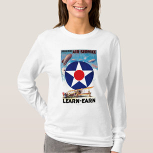 USA - Schließen Sie sich dem Fluglinienverkehr T-Shirt