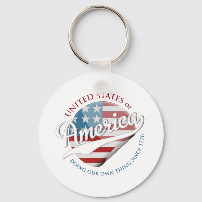 USA SCHLÜSSELANHÄNGER (Vorderseite)