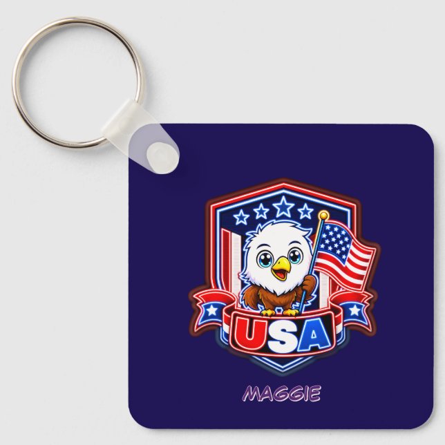 USA SCHLÜSSELANHÄNGER (Vorderseite)