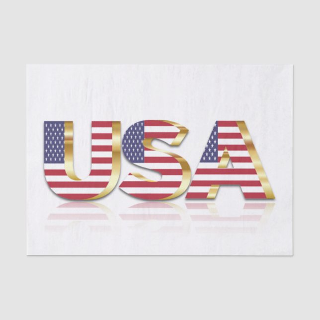USA SEIDENPAPIER (Vorderseite)