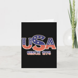 USA Seit 1776 Flagge Amerikanische Unabhängigkeit Karte