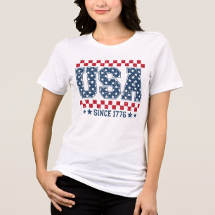 USA Seit 1776 Tri-Blend Shirt