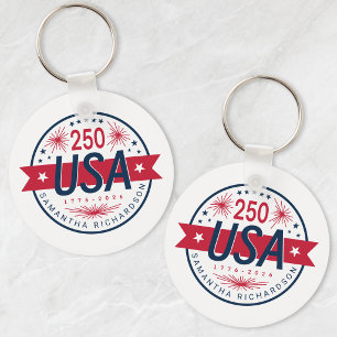 USA Semiquincentennial 250. Jubiläum Amerikas Schlüsselanhänger