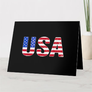 USA Shirt Patriotische amerikanische Flagge Männer Karte