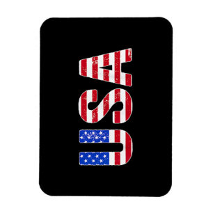 USA Shirt Patriotische amerikanische Flagge Männer Magnet