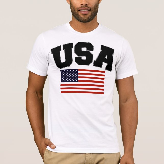 USA-Shirt T-Shirt (Vorderseite)