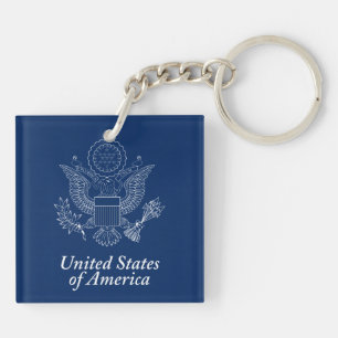 USA-Siegel Schlüsselanhänger