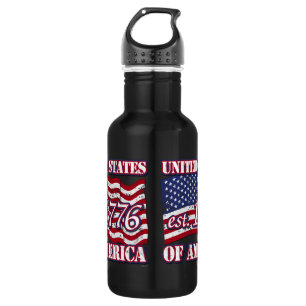USA sind 1776 in der US-Flag in Not Trinkflasche
