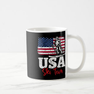 Usa Ski Team Amerika Skifahren Wintersport Usa Ski Kaffeetasse