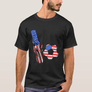 USA Soccer Ball Soccer USA T-Shirt