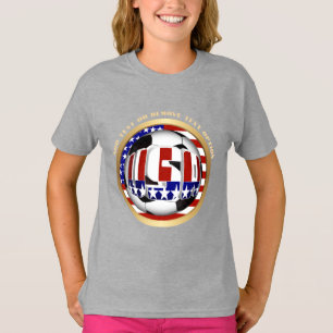 USA Soccer Ball Sports T-Shirt