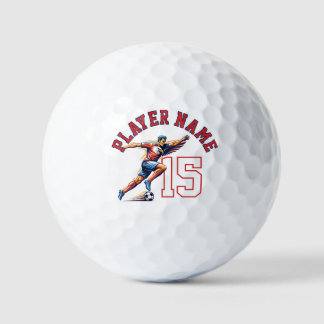 USA Soccer Eagle Athlete Patriotic National Team  Golfball