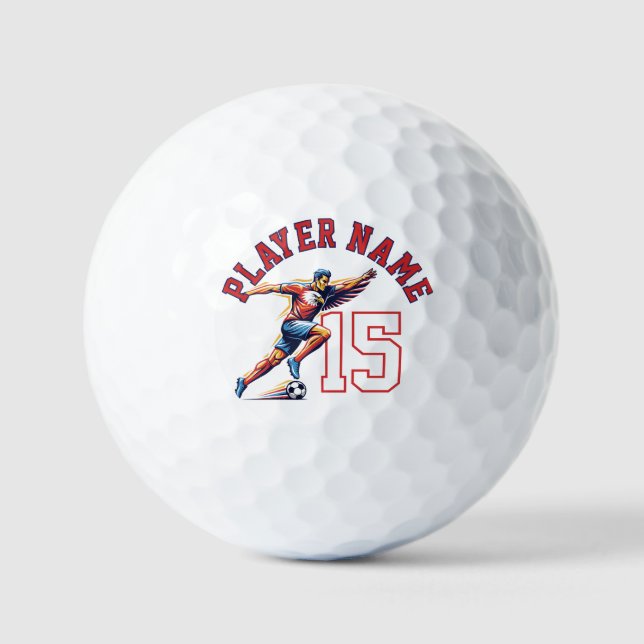 USA Soccer Eagle Athlete Patriotic National Team  Golfball (Vorderseite)