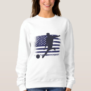 USA Soccer Fan Jersey Shirt American Flag