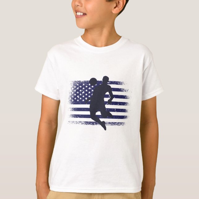 USA Soccer Fan Jersey Shirt American Flag (Vorderseite)