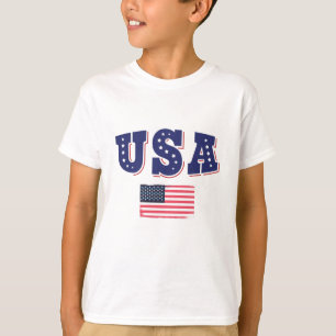 USA Soccer Fan Jersey Shirt American Flag