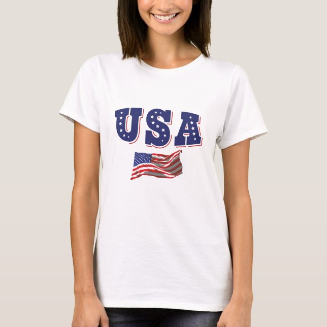 USA Soccer Fan Jersey Shirt American Flag (Vorderseite)