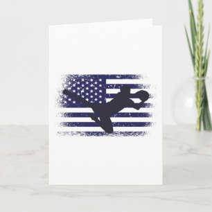 USA Soccer Fan Jersey Shirt American Flag Karte