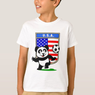 USA Soccer Panda T-Shirt