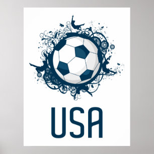 USA Soccer Poster