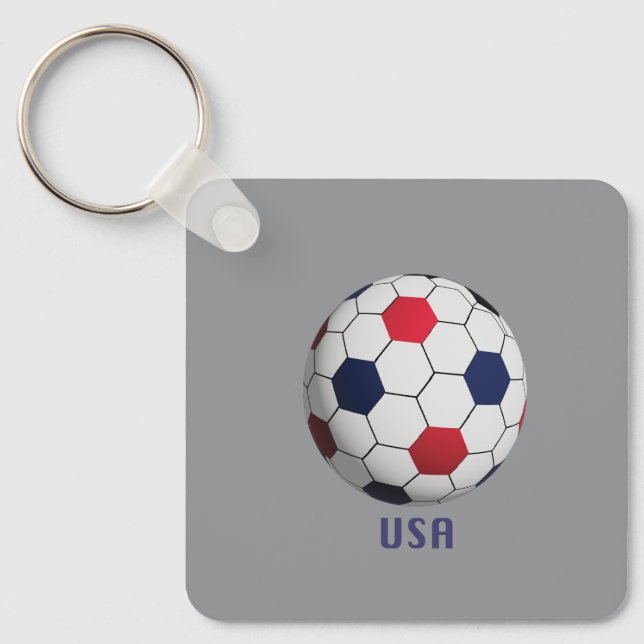 USA Soccer Schlüsselanhänger (Vorderseite)