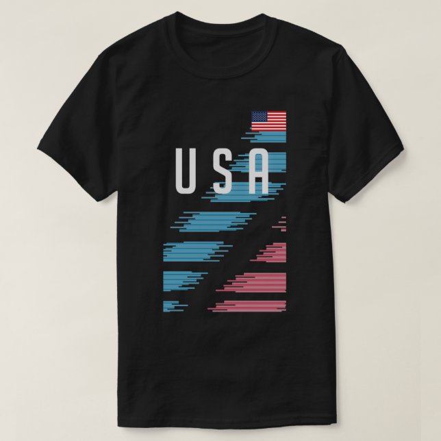 USA Soccer Sweatshirt T-Shirt (Design vorne)