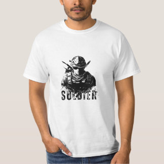 USA Soldier Skull Men's Patriotic T-Shirt