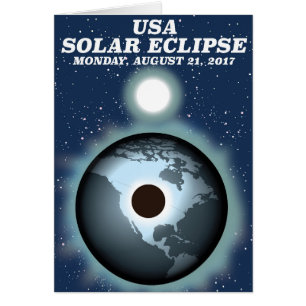 USA Sonnenfinsternis 2017 Vintage Poster