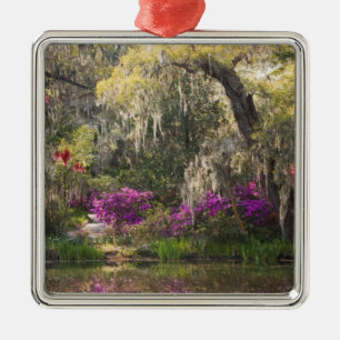 USA, South Carolina, Charleston. Zypressen 2 Ornament Aus Metall