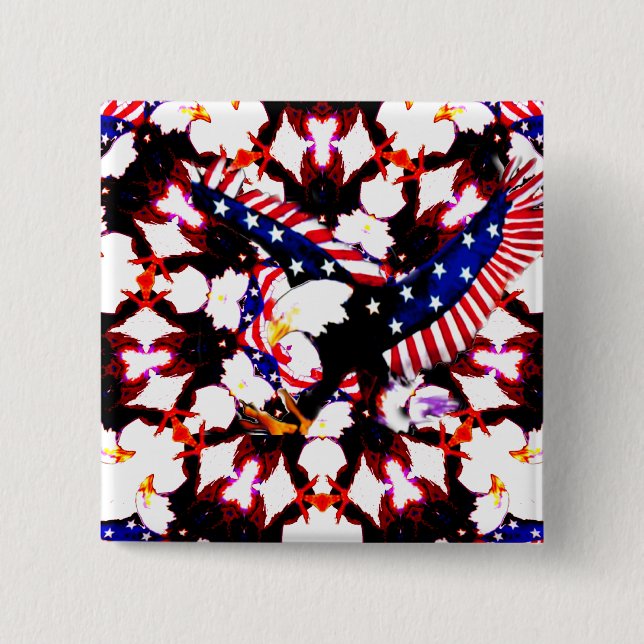 USA Spread your Liebe_ Button (Vorderseite)